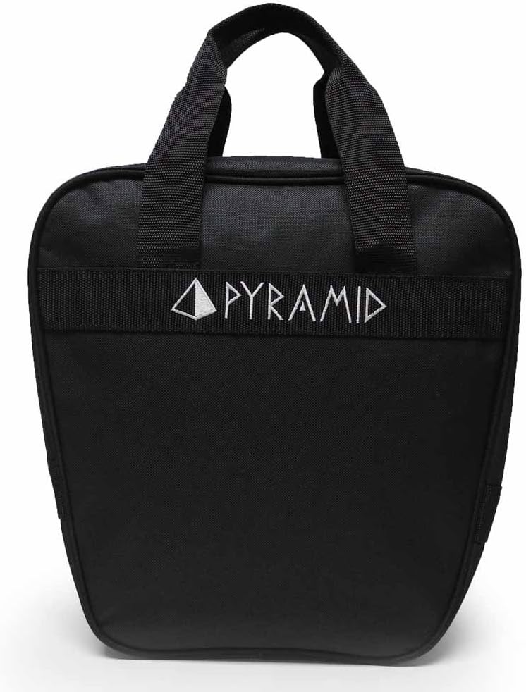 Bowling Tote Bag with Padded Holder for 1 Ball & Shoes