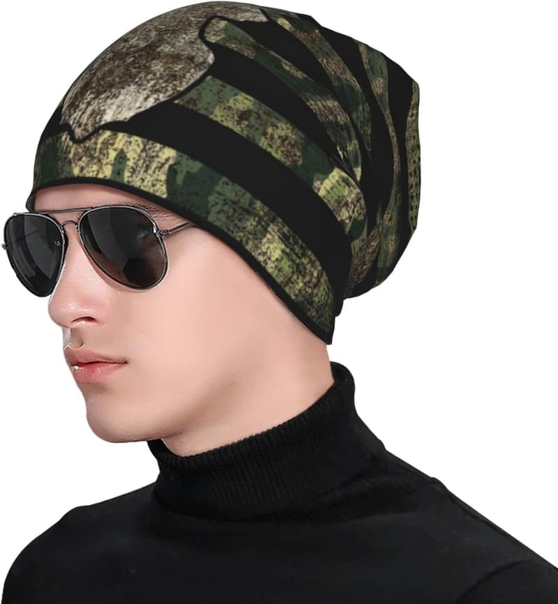 Casual Stretch Beanie Hat and Scarf Bandana Set