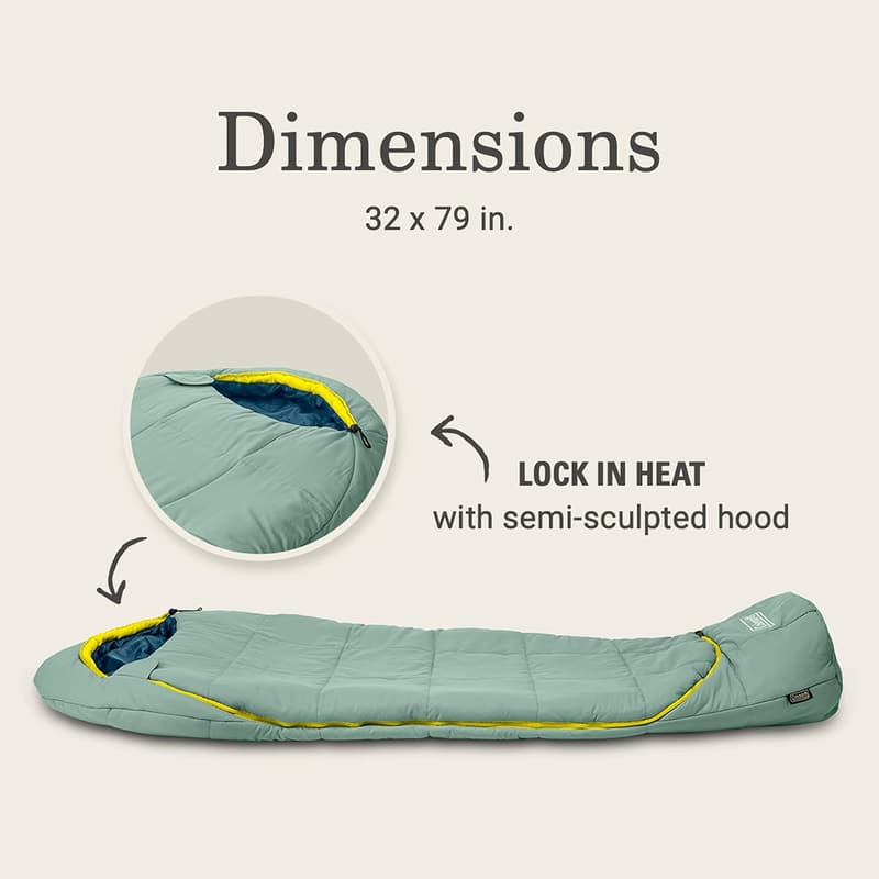 Coleman Big Bay 20°F Adult Mummy Sleeping Bag