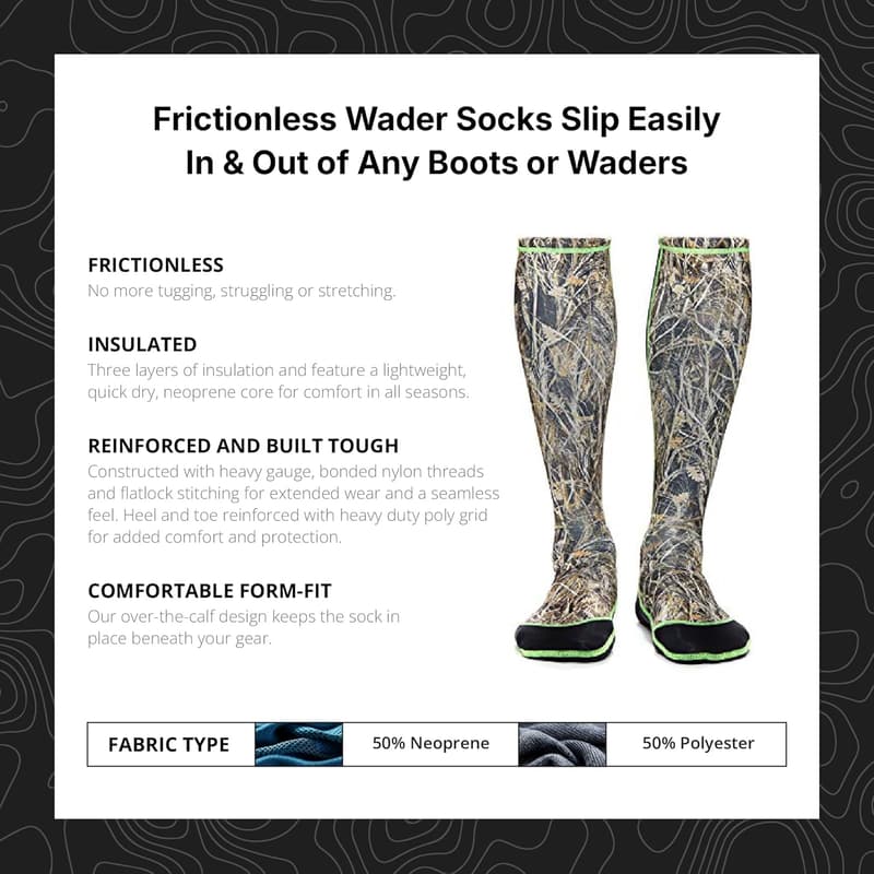 Waterproof Neoprene Wader Socks for Warmth & Comfort