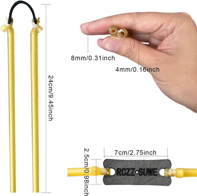 Heavy-Duty Slingshot Replacement Rubber Bands for Adults