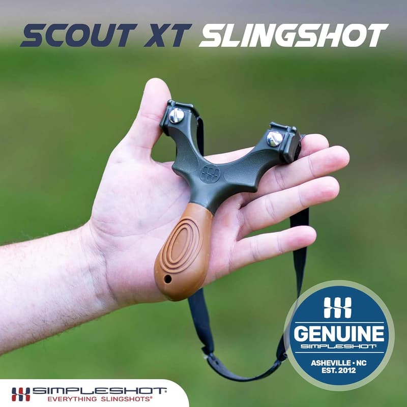 Professional Scout XT Slingshot with Target & Ammo