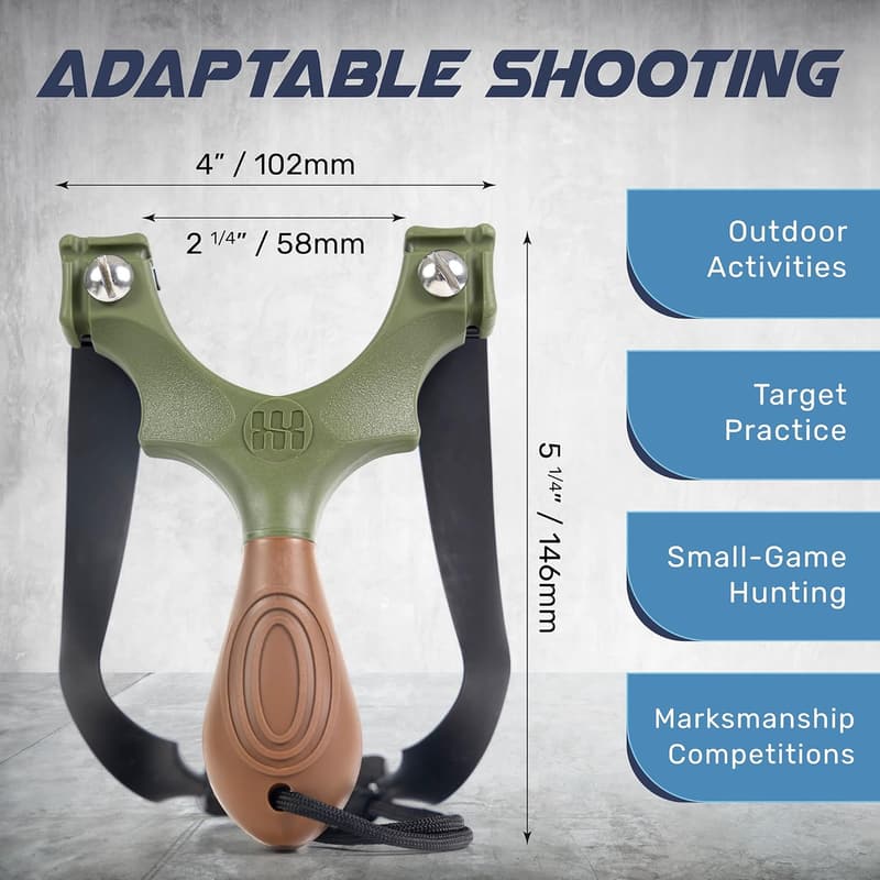 Professional Scout XT Slingshot with Target & Ammo