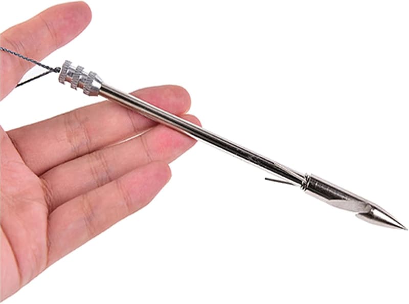 Stainless Steel Fishing Slingshot Arrows - Pack of 12