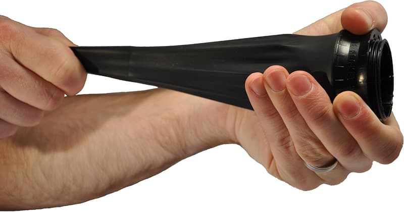 High Velocity Black Slingshot Set for Adults with Pouches