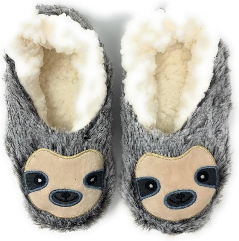 Cute Manatee Fuzzy Slippers for Women - Cozy Non-Slip Design
