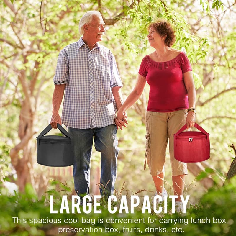 Red Insulated Pie & Casserole Carrier Bags - 2 Pack
