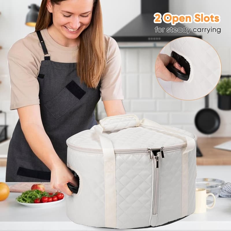 Slow Cooker Carrier Case for 6-8 Quart Crockpots