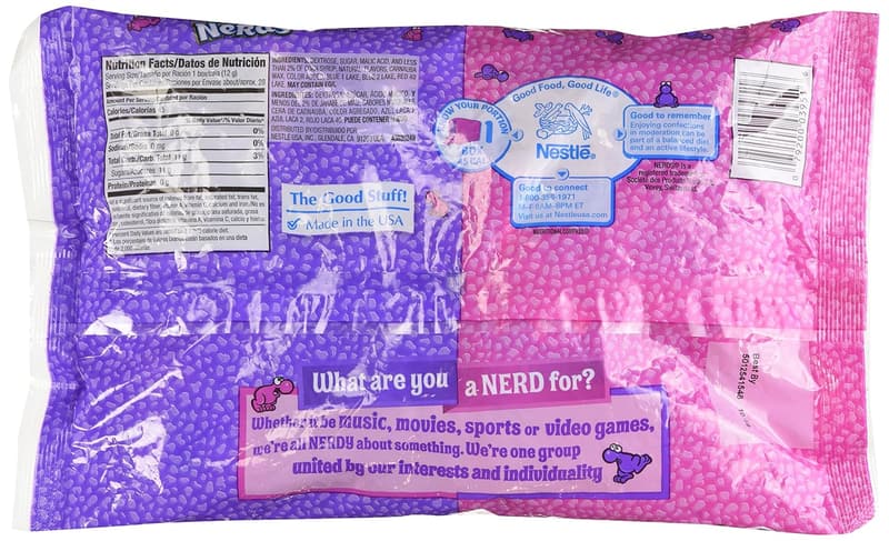 Grape & Strawberry Nerds Candy - 12 oz