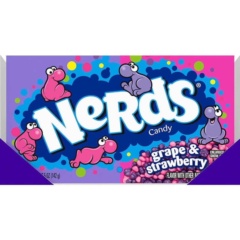 Nerds Candy Movie Theater Pack - Grape & Strawberry, 5 oz (12 Count)