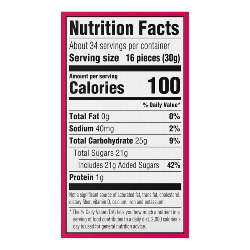 Rainbow Nerds Gummy Clusters Candy, 3 oz Pouches (12-Pack)