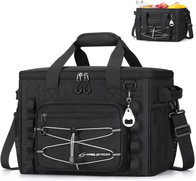 Collapsible Insulated Cooler Bag for Camping & Travel