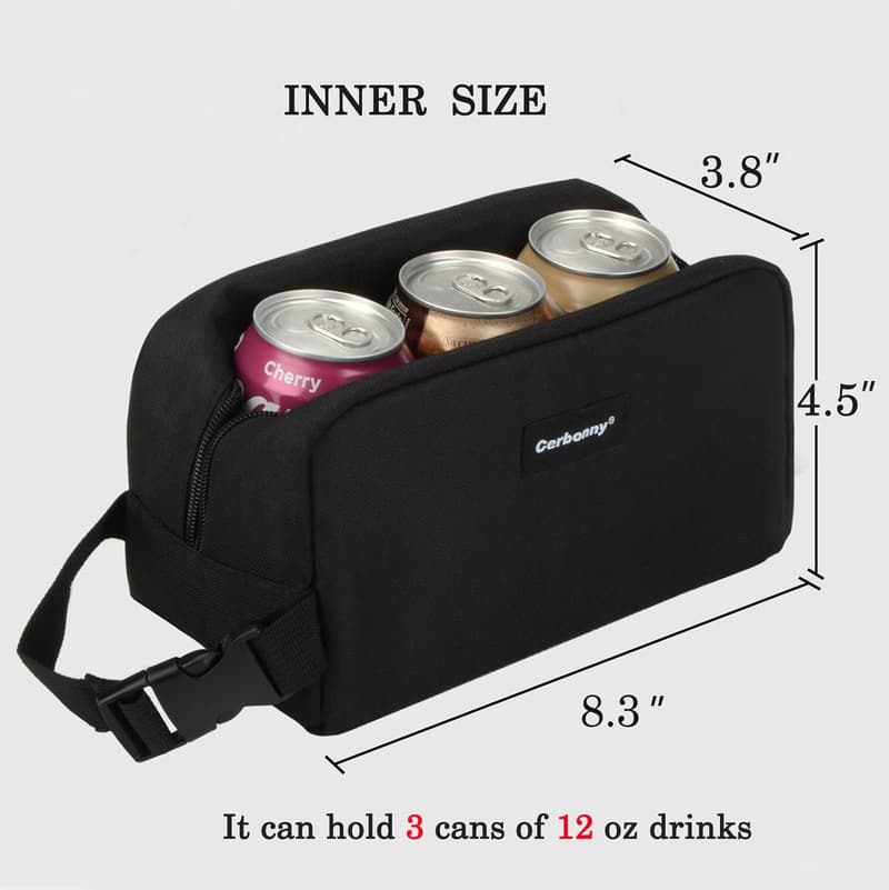Freezable Mini Cooler Bag for Travel, Work & School