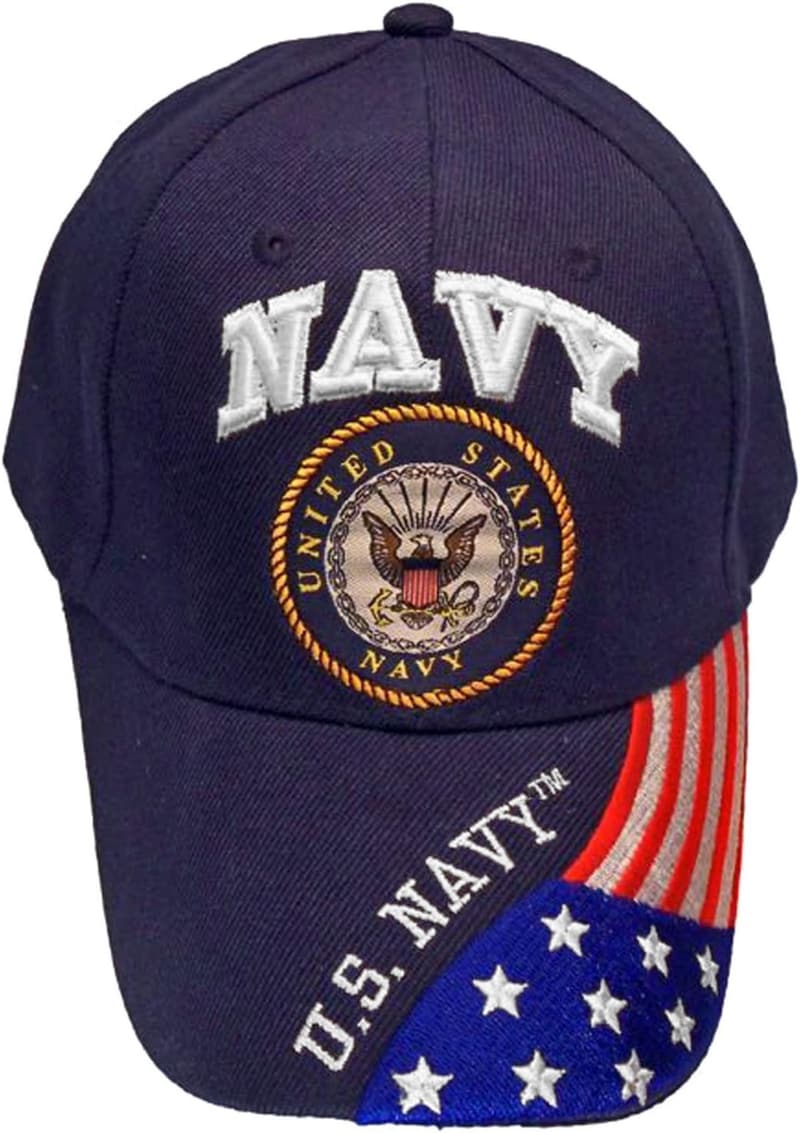 USA Navy Veteran Embroidered Baseball Cap