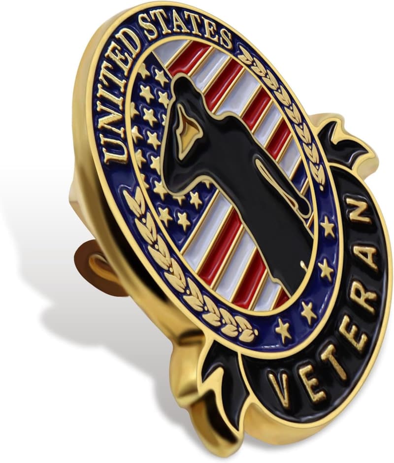 Patriotic American Flag Veteran Pins – 10/20/50/100 Pcs for Memorial Day