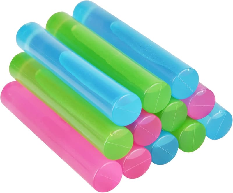 Reusable Ice Cubes for Drinks - 12 Pack, BPA-Free Plastic