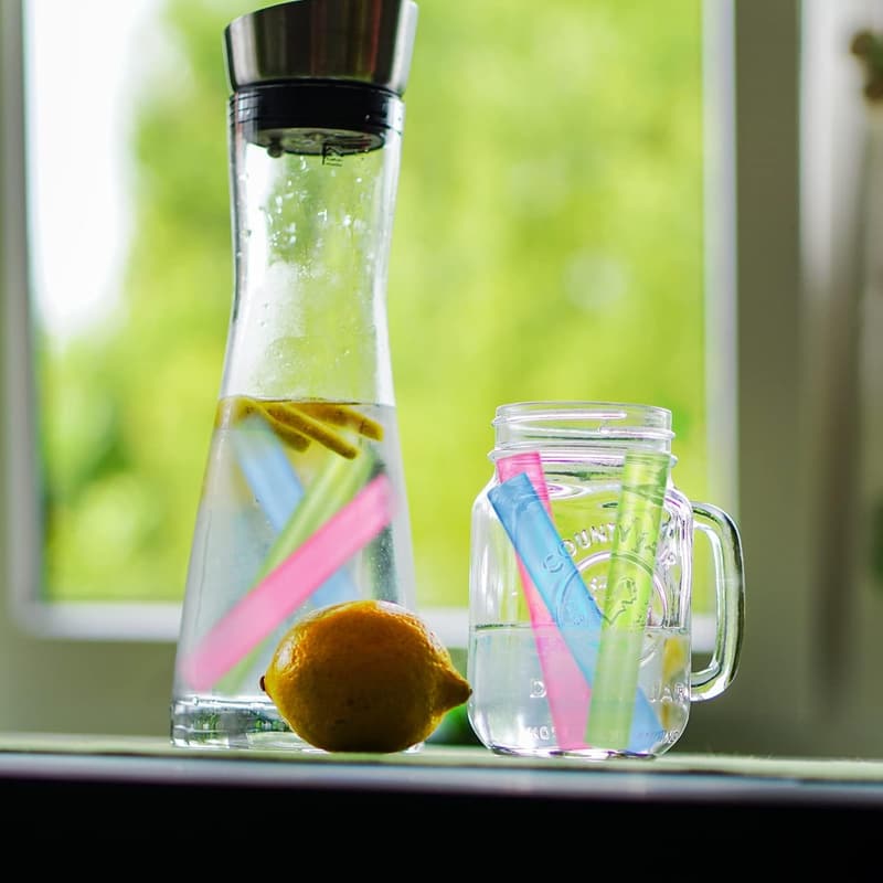 Reusable Ice Cubes for Drinks - 12 Pack, BPA-Free Plastic