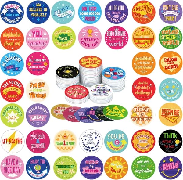 Classroom Kindness Coins - 150 Waterproof Affirmation Chips