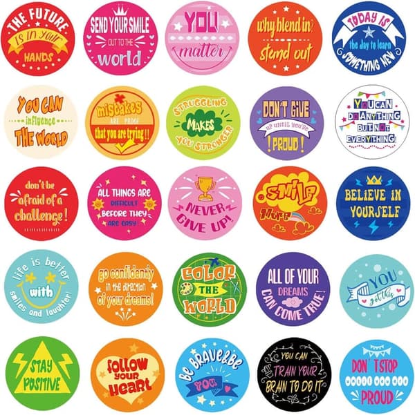 Classroom Kindness Coins - 150 Waterproof Affirmation Chips