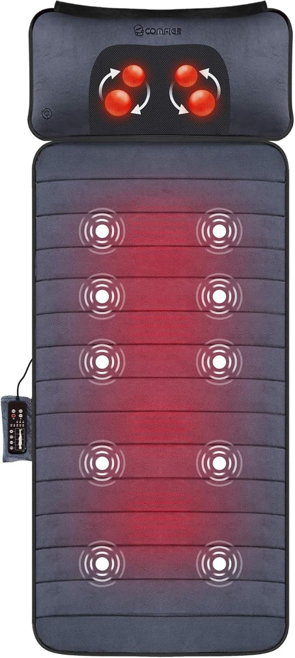 Father's Day Full Body Massage Mat with Heating & Vibration