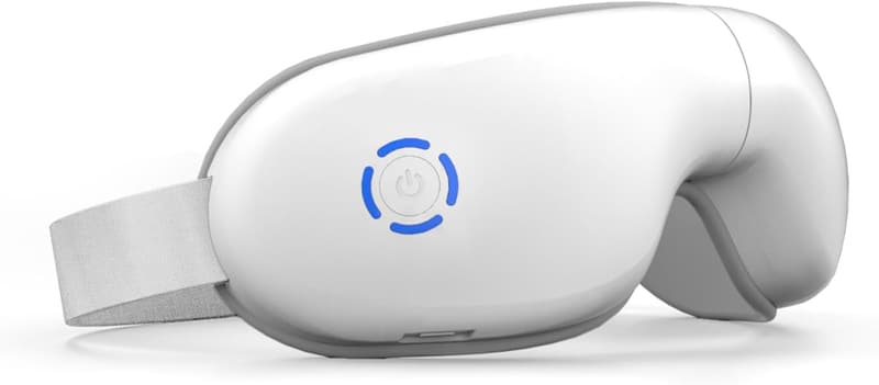 Heated Eye Massager with Bluetooth Music – 5 Massage Modes