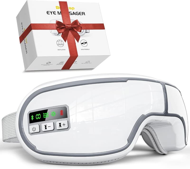 Smart Eye Massager with Heat for Relaxation and Sleep Relief