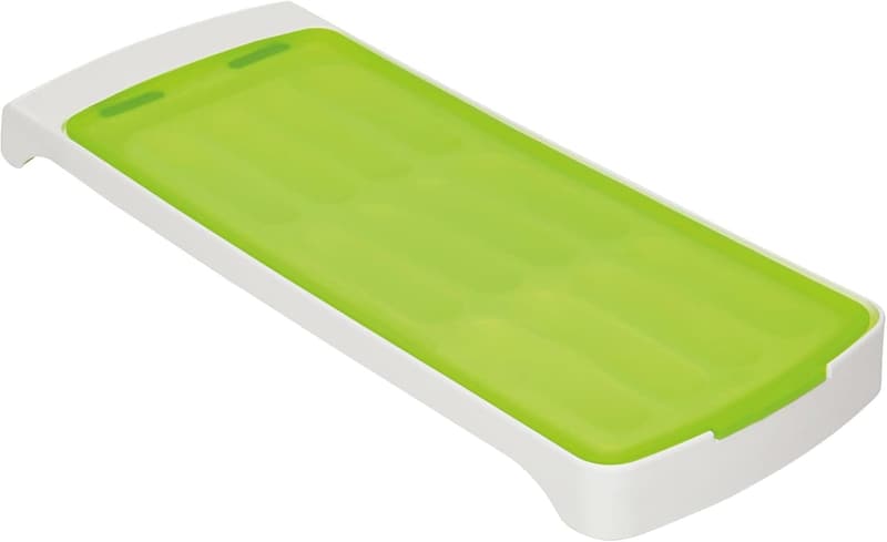 No-Spill Ice Stick Tray with Silicone Lid for Water Bottles
