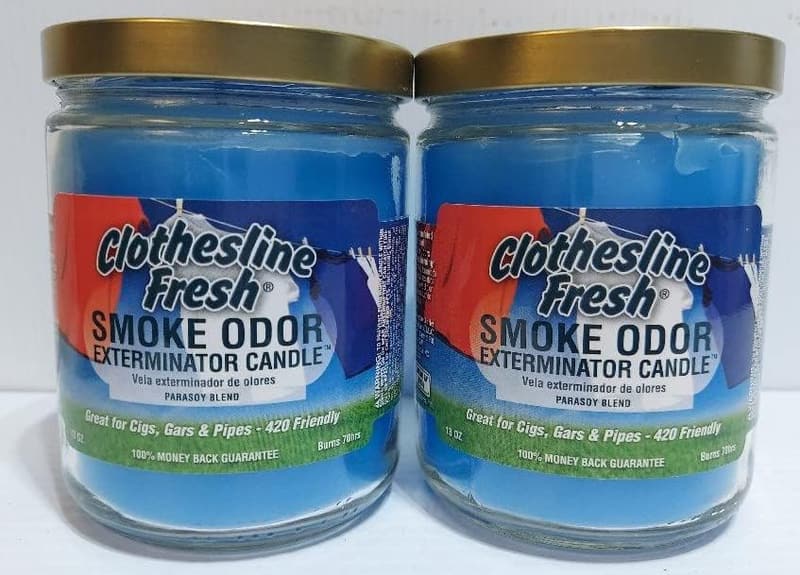 Smoke Odor Exterminator 13oz Candle - Clothesline Fresh