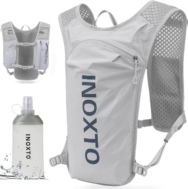 Lightweight Hydration Vest with 250ml Flask for Running & Hiking
