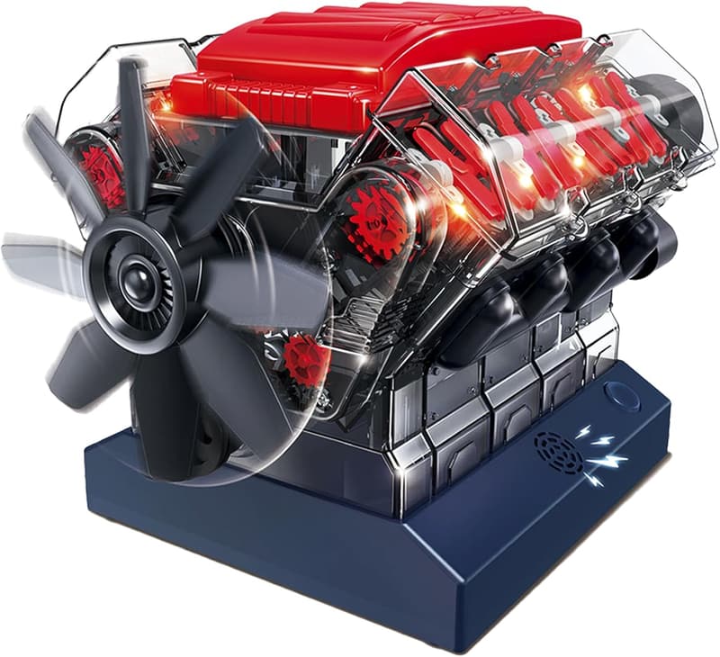 STEM V8 Combustion Engine Model Kit for Ages 12+