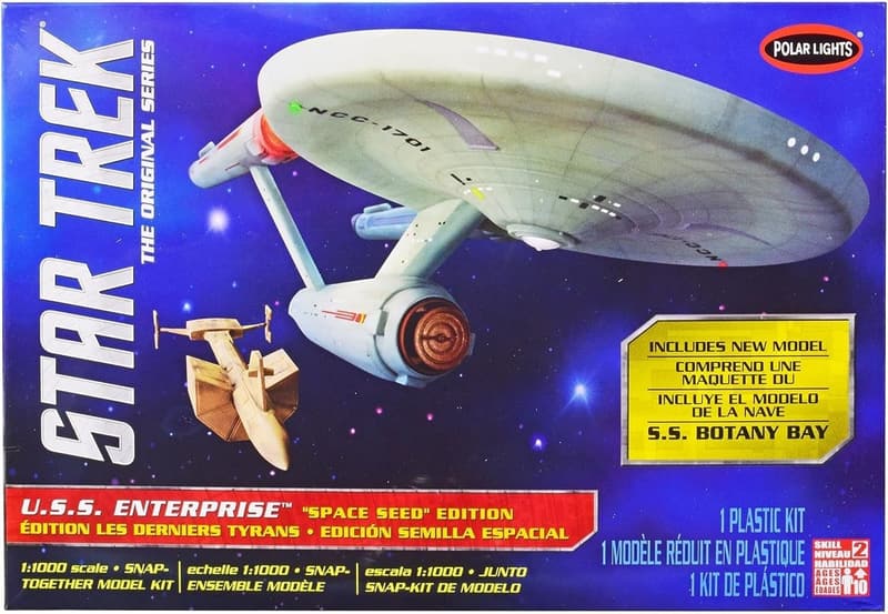 Star Trek U.S.S. Enterprise Model Kit - Snap-Together 1/1000 Scale