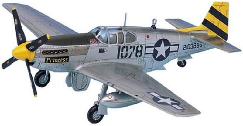 P-51C WWII Fighter Model Kit - Gray