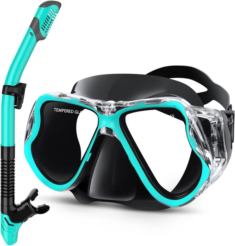 Professional Snorkeling Gear Set with Anti-Fog Mask