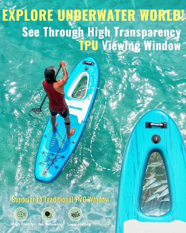 Inflatable Stand Up Paddle Board with Premium Accessories