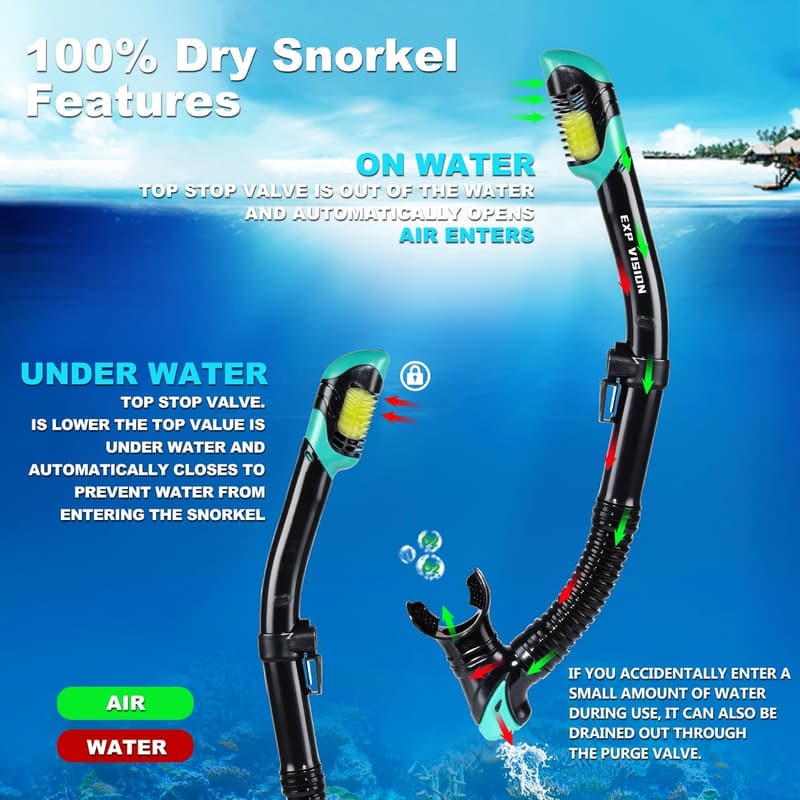 Anti-Fog Scuba Diving Mask for Snorkeling and Freediving