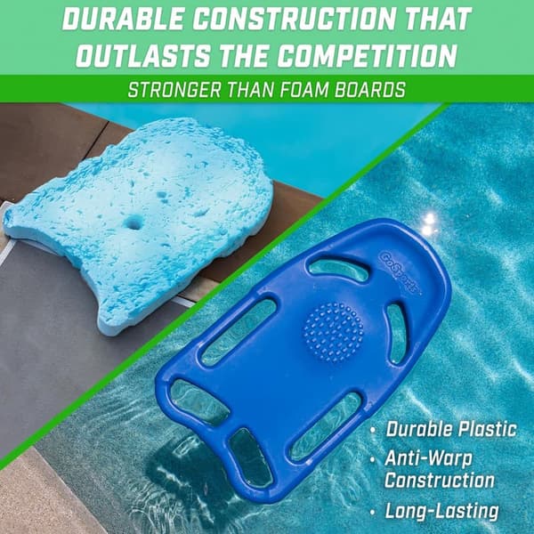 GoSports Swim Kickboard for Training - Adult & Kids Sizes