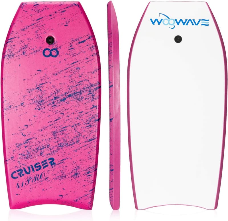Super Lightweight Bodyboard with Leash - Perfect for Surfing