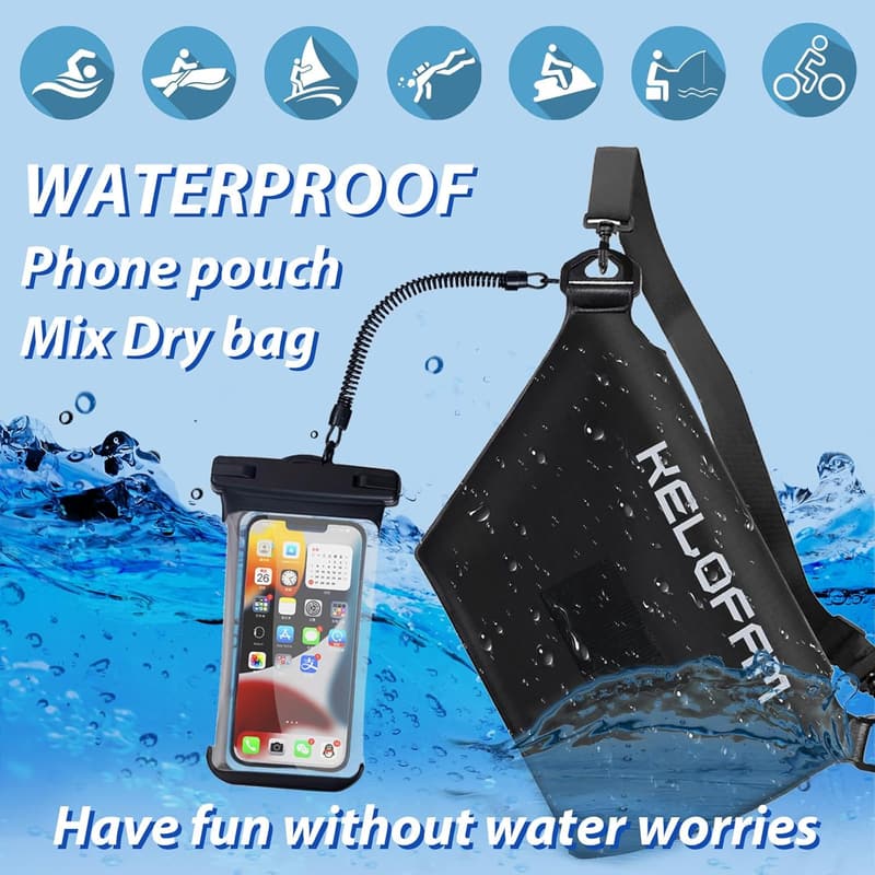 Waterproof Cell Phone Dry Bag for Swimming & Water Activities