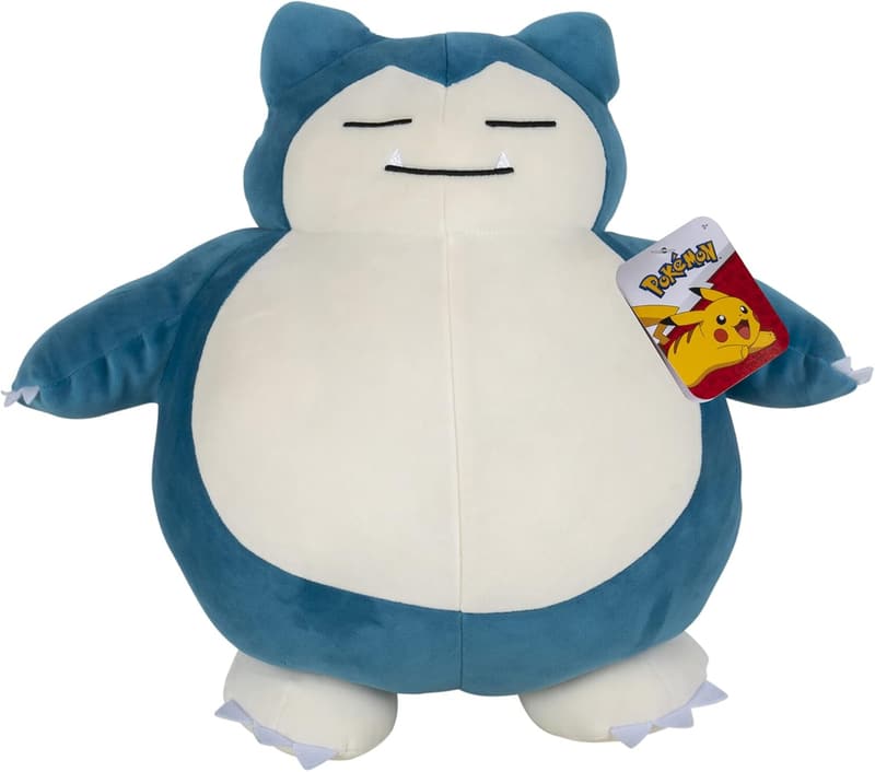 Cuddly 18” Snorlax Plush Toy for Pokémon Fans