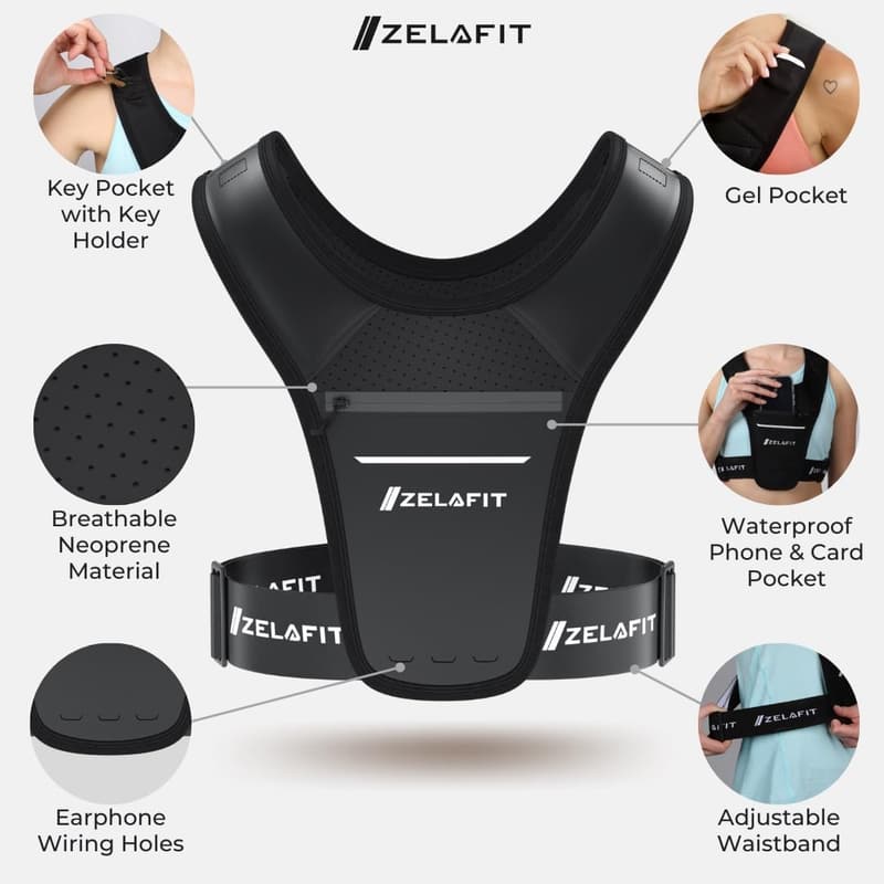 Running Vest for Phone Holder – Lightweight Gear for Men & Women