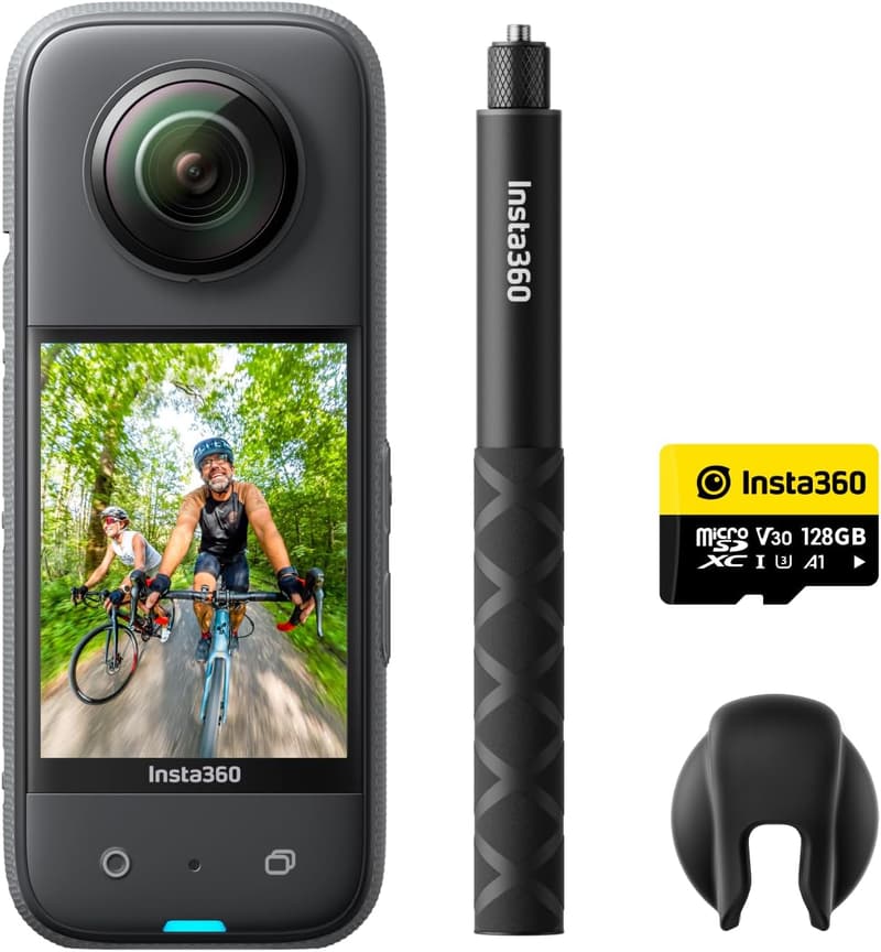 Insta360 X3 Vlog Kit - 360 Action Camera, 5.7K HDR, Waterproof