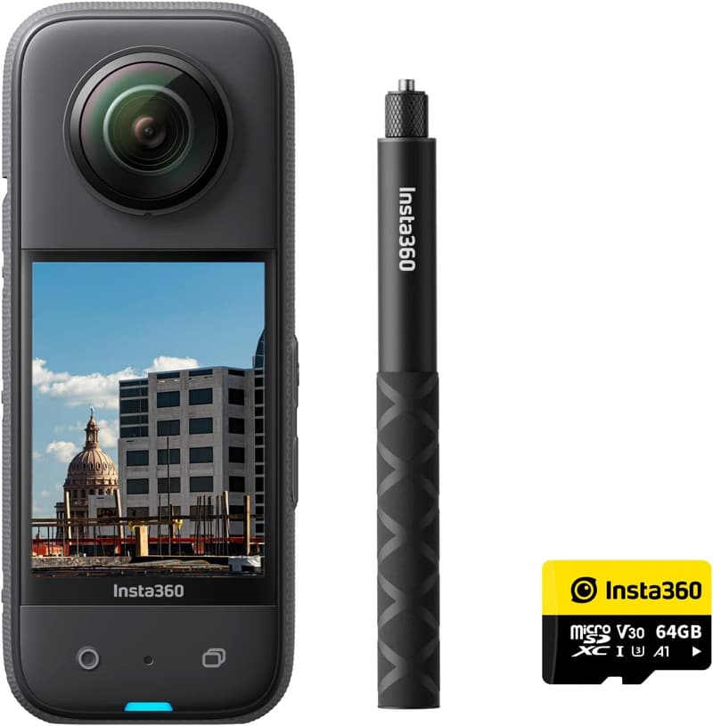 Insta360 X3 Construction Kit - 360 Camera with 72MP & 5.7K Video