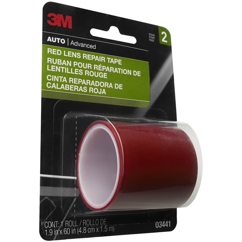 3M Red Lens Repair Tape, 1.875