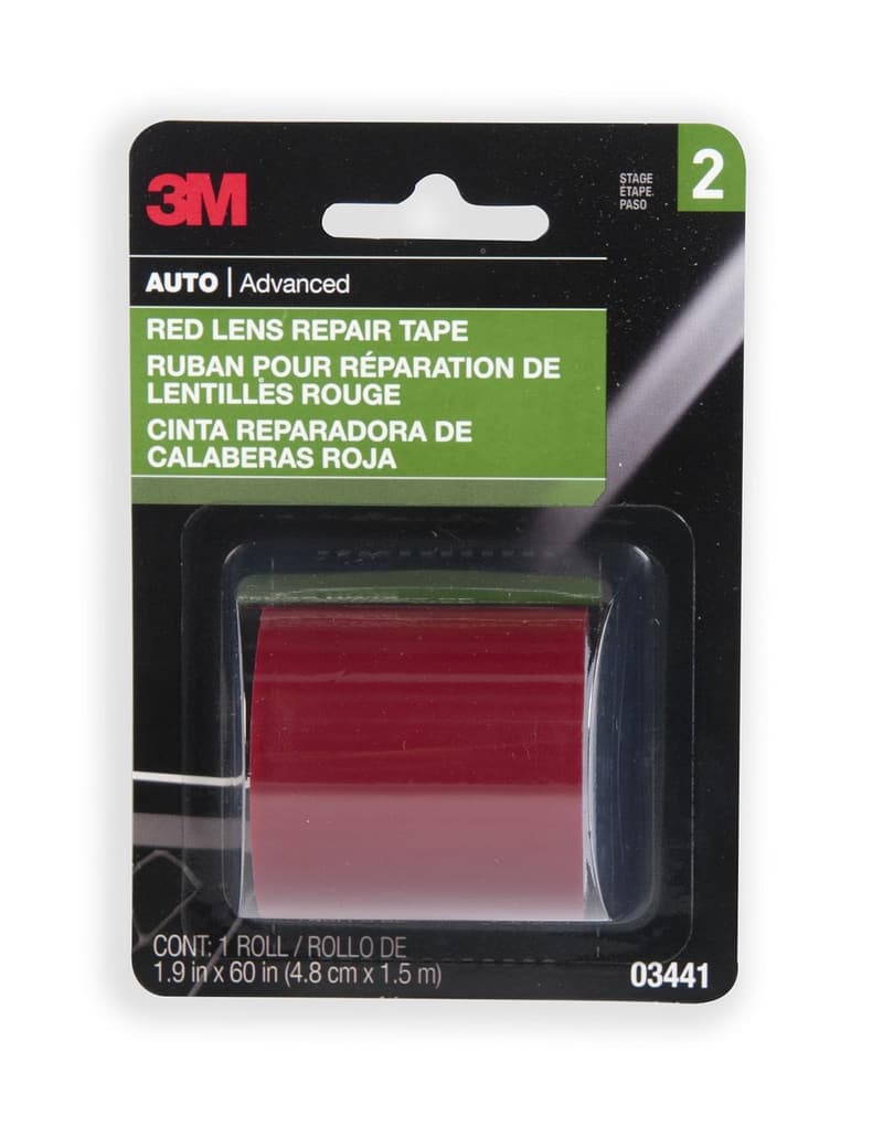 3M Red Lens Repair Tape, 1.875