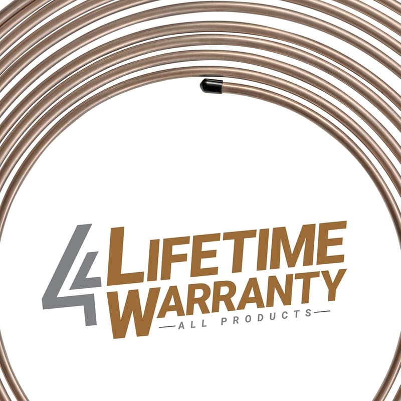 Genuine Copper-Nickel Brake Line Repair Kit, 25' x 3/16
