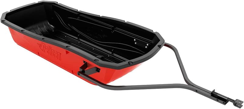 Utility Snow Sled for Winter Fun - Pelican Red Trek 75