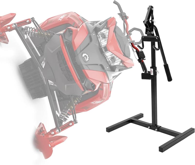 Snowmobile Lift Stand with Handlebar Cup - 32