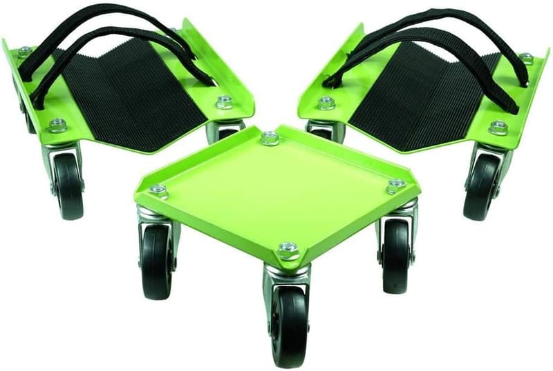 Heavy-Duty Snowmobile Dolly with 1500 lbs Capacity and Straps