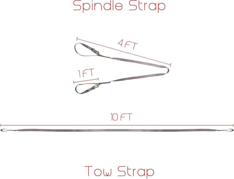 Heavy-Duty Tow Strap for Snowmobiles and ATVs