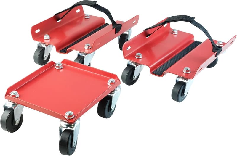 Heavy-Duty Snowmobile Dolly Set with 1500Lbs Support Capacity